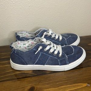 Girls jelly pop denim shoes